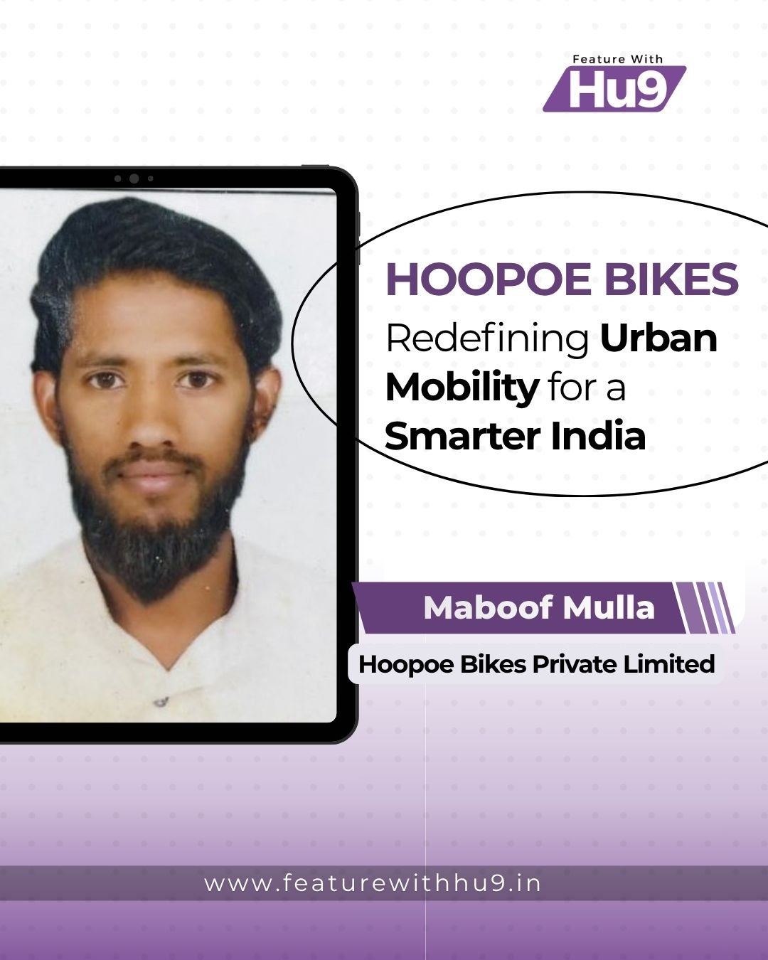Hoopoe Bikes: Redefining Urban Mobility for a Smarter India 